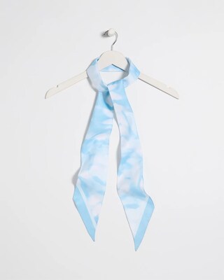 Palm Tie-Dye Skinny Scarf