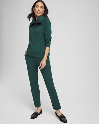 Zenergy® Scuba Tapered Ankle Pants click to view larger image.