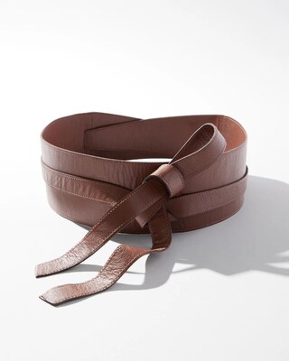 Leather Tie Belt