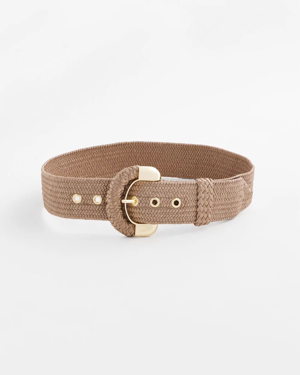 Satin Stretch Metal Belt