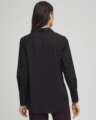 Tonal Jewels Poplin Shirt click to view larger image.