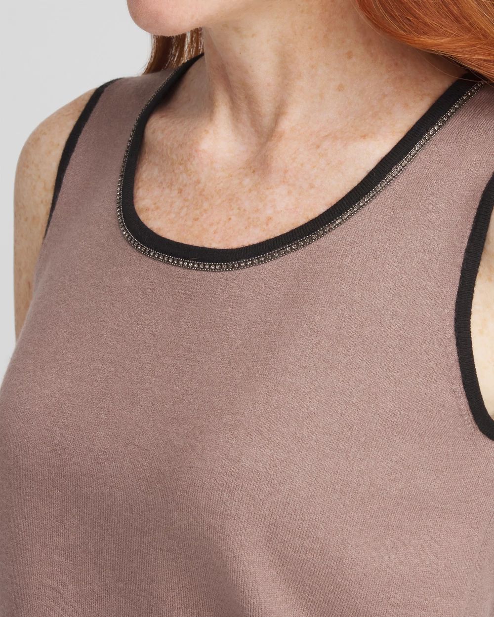 Zenergy® Luxe Cashmere Blend Ballchain Tank
