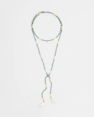 Beaded Lariat Necklace click to view larger image.