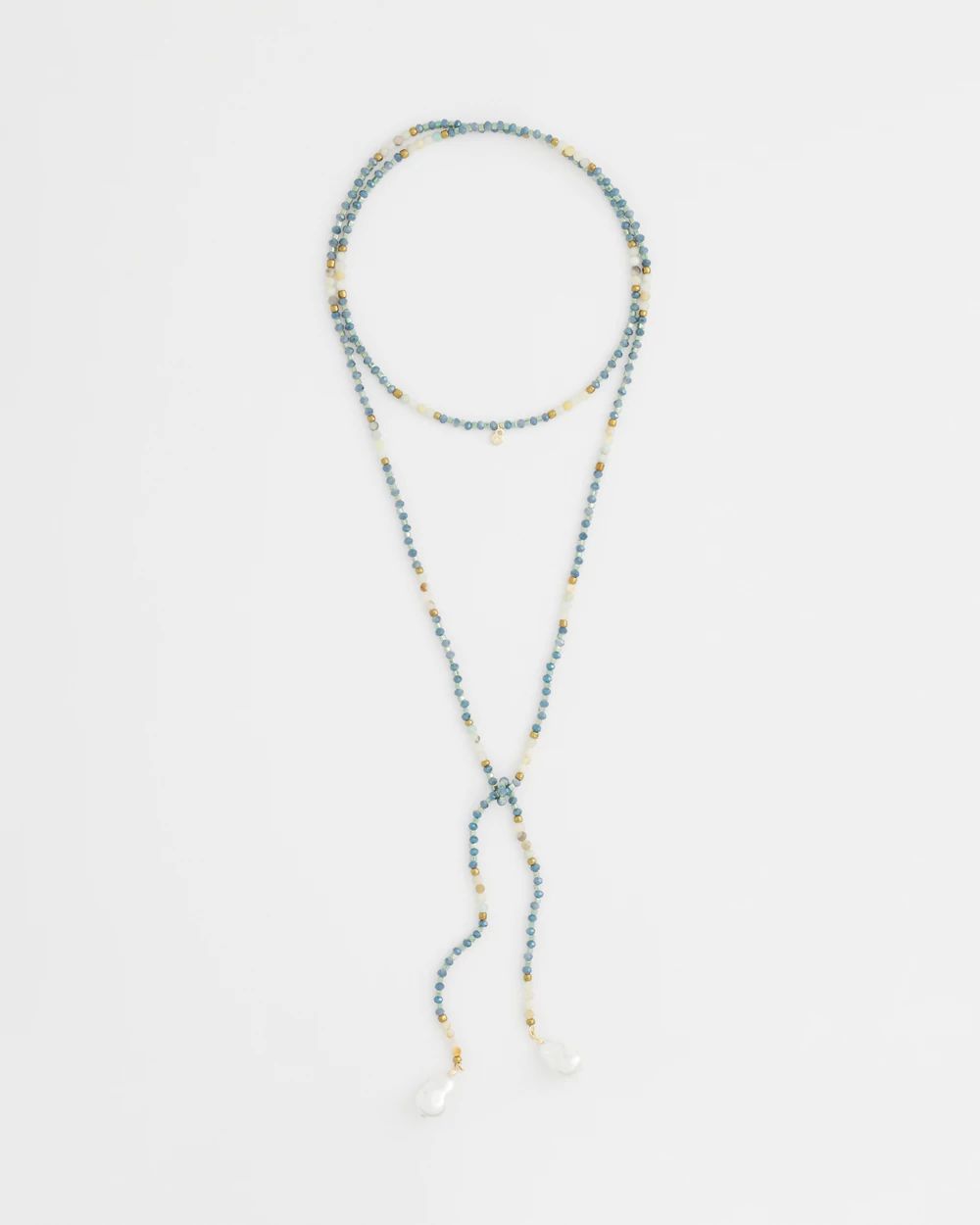 Beaded Lariat Necklace click to view larger image.
