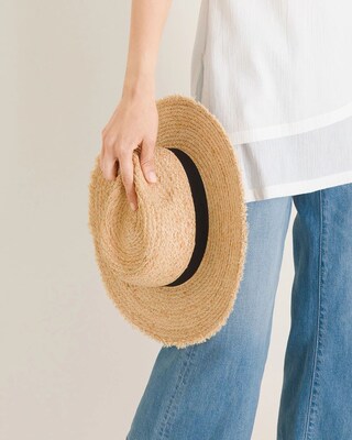 Fringed Straw Hat