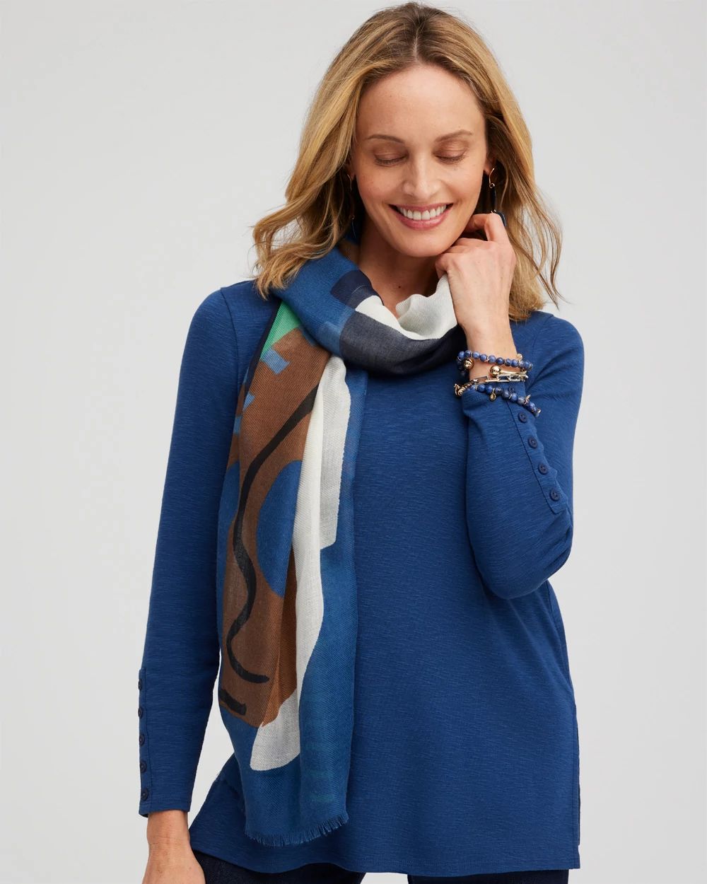 Abstract Art Oblong Scarf