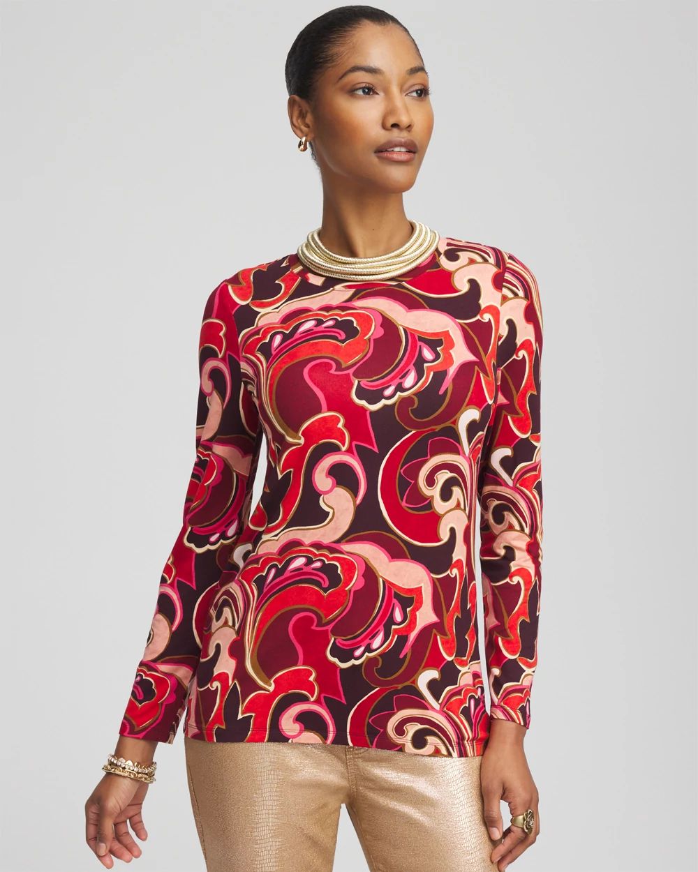Touch of Cool™ Swirl Layering Tee