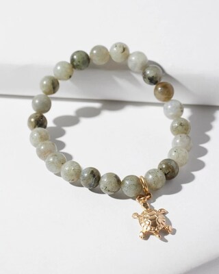 Turtle Drop Off Stretch Bracelet