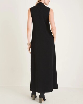 Tie-Neck Maxi Dress
