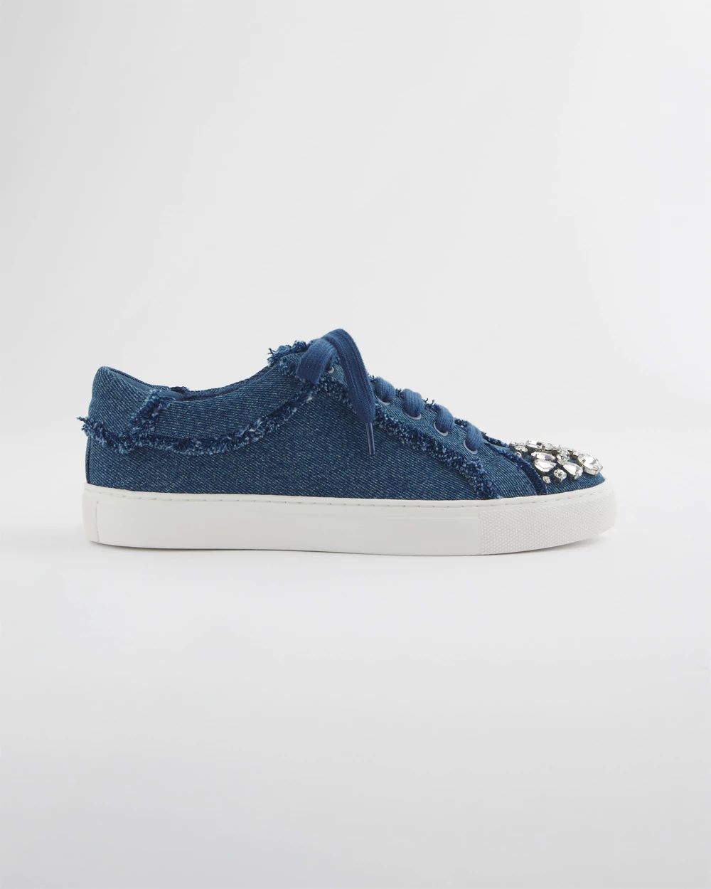 Embellished Denim Sneakers click to view larger image.