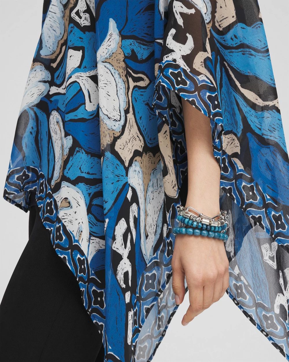 Travelers™ Floral Chiffon Layer Top