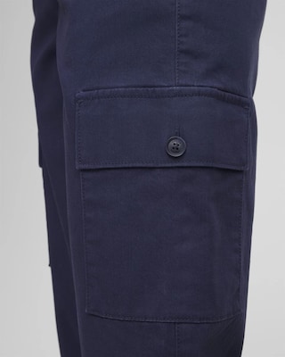 Cargo Straight Leg Cropped Pants click to view larger image.