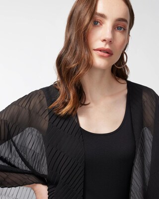 Pleated Ruana