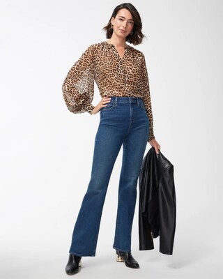 High Rise Flare Jeans