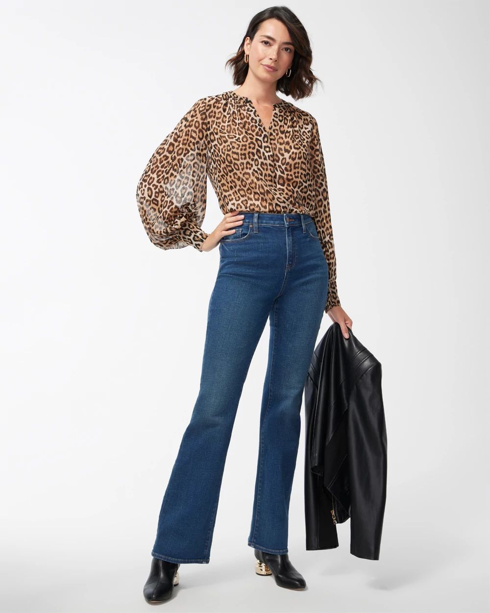 High Rise Flare Jeans