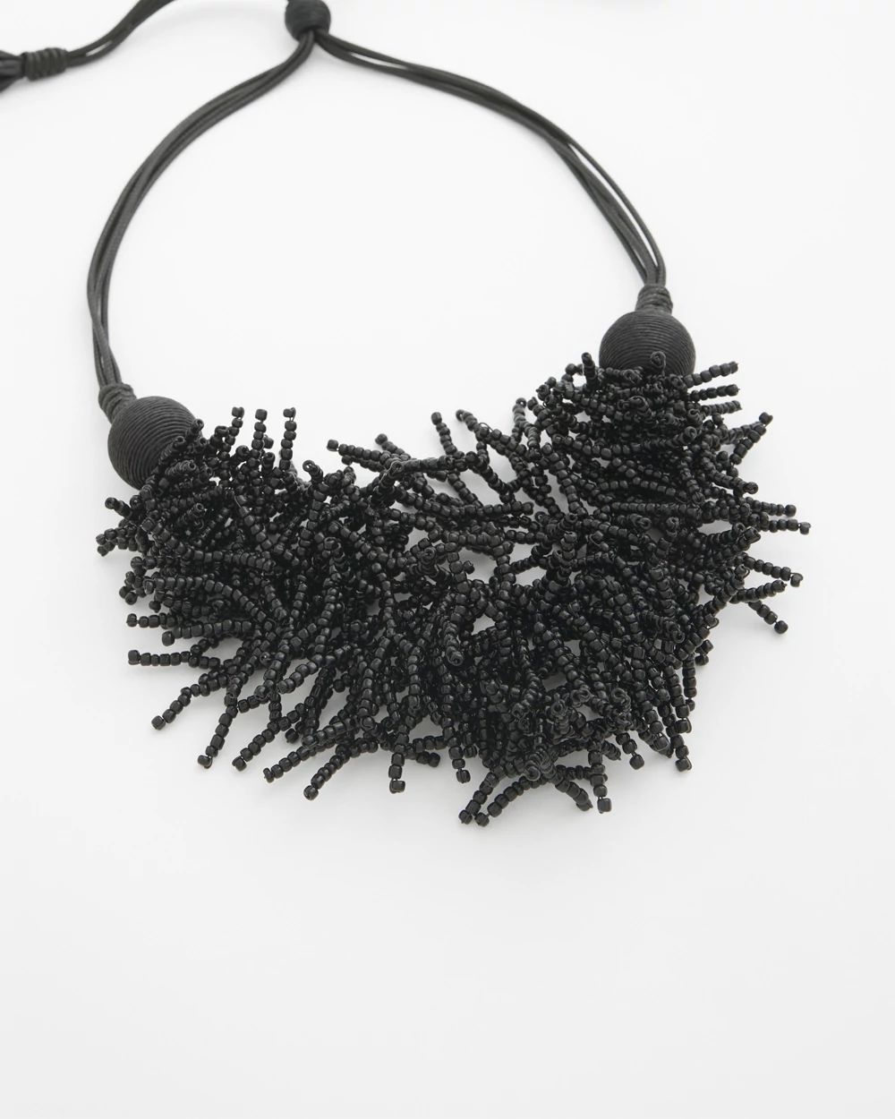 Adjustable Seed Bead Bib Necklace