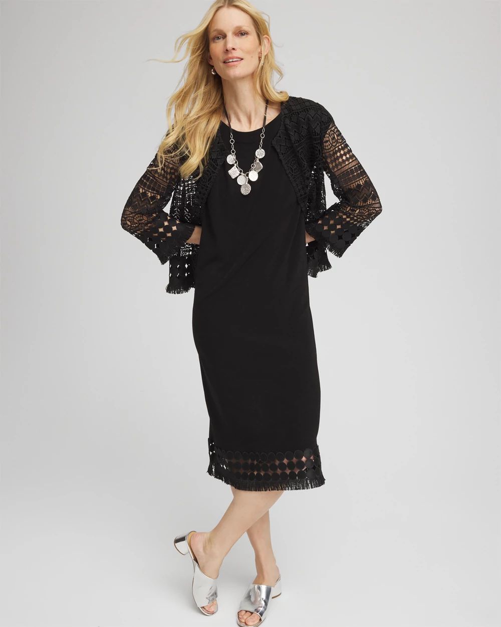 Travelers™ Collection Lace-Hem Dress