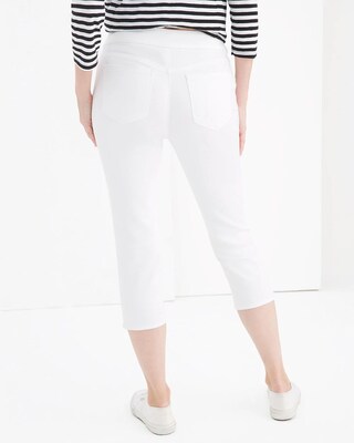 21" Denim Pull-On Capri Jeggings