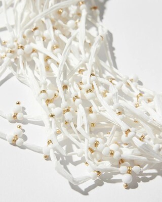 Raffia Multistrand Necklace