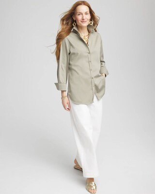 3/4 Sleeve Stretch Shirt click to view larger image.