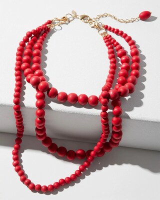 Bone and Mother of Pearl Necklace