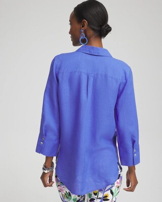 No Iron™ Linen 3/4 Sleeve Shirt