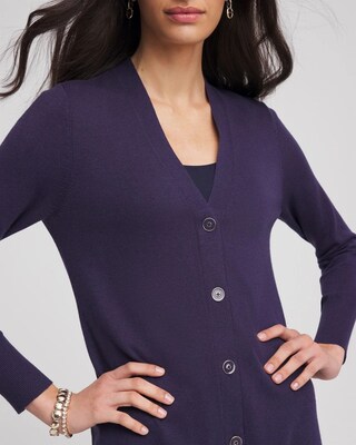 Novelty Duster Button Cardigan click to view larger image.