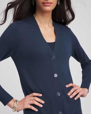 Novelty Duster Button Cardigan click to view larger image.