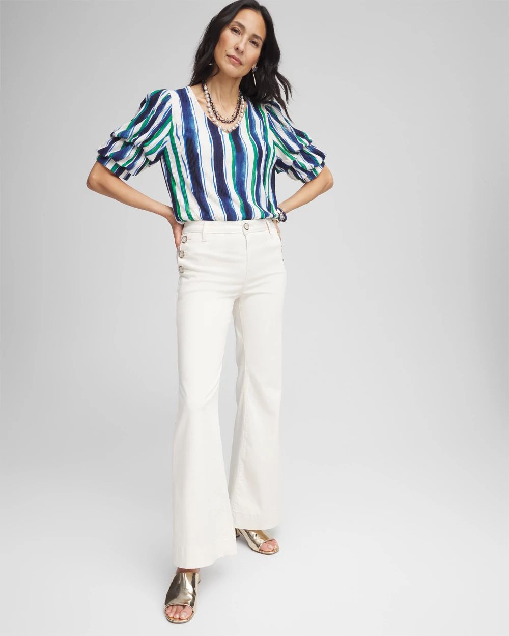Satin Flare Pants