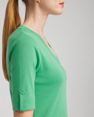 Everyday V-neck Tee click to view larger image.