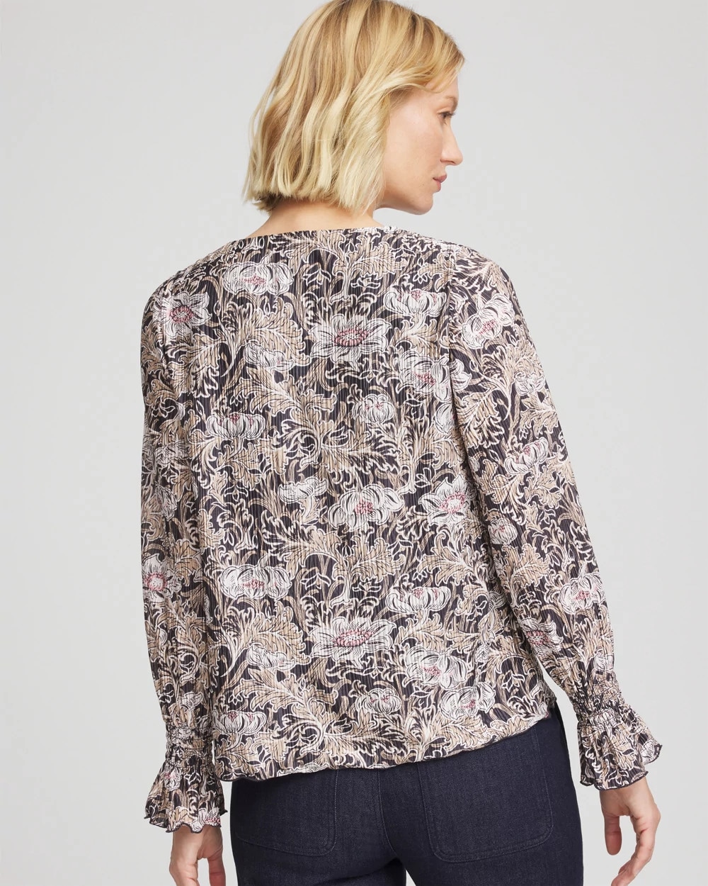 Bloom Crinkle Bodre Top