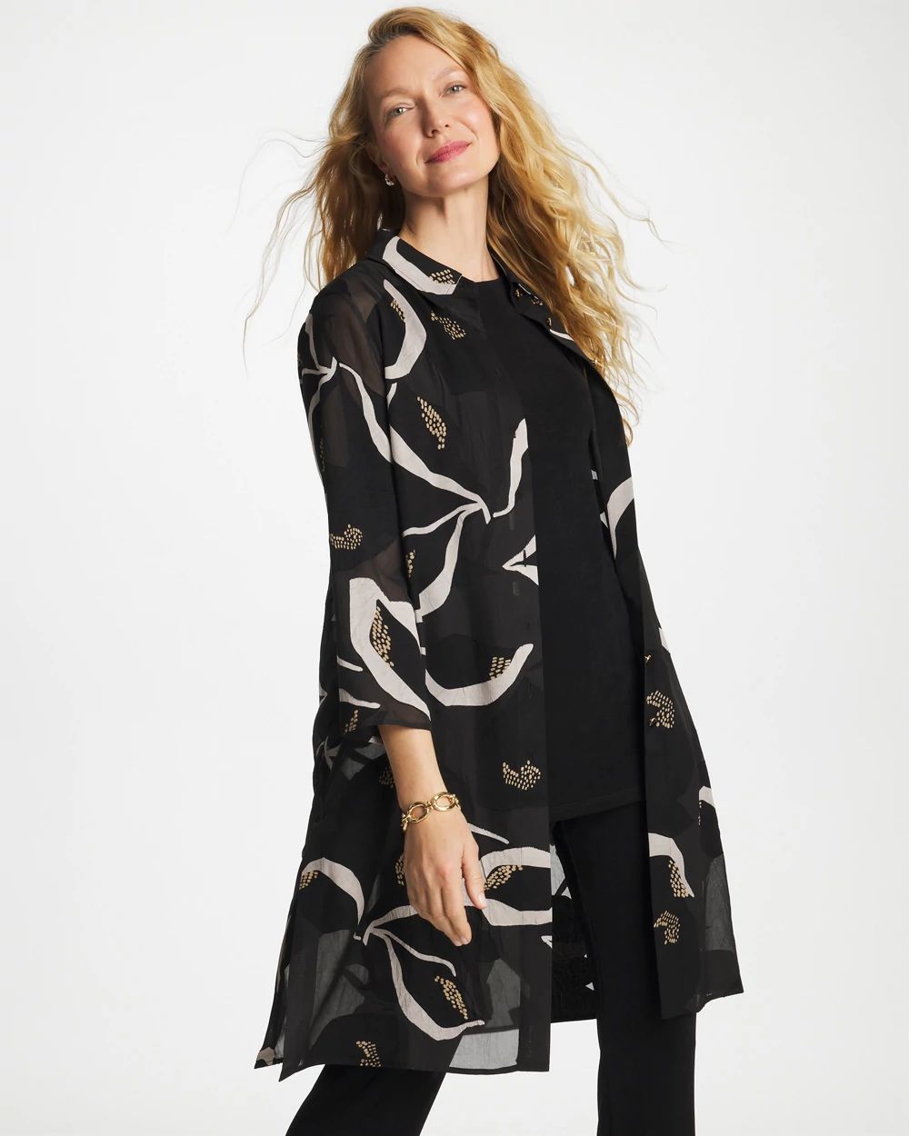 Travelers™ Collection Burnout Peace Lily Topper