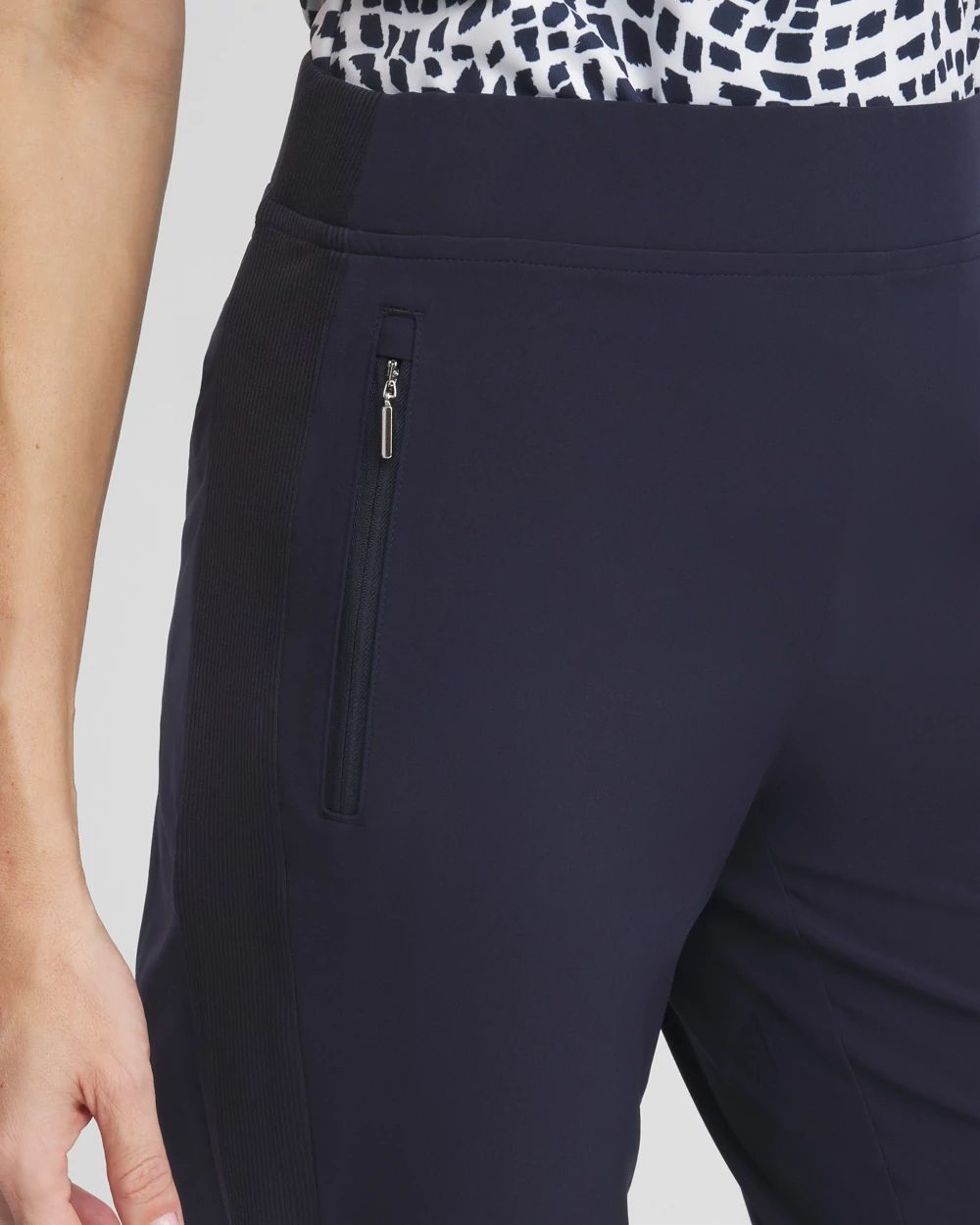 Zenergy® UPF Rib Mix Cropped Pants click to view larger image.