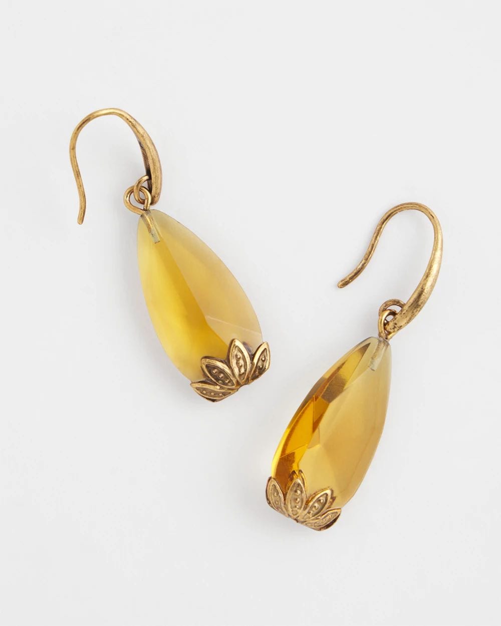 Neutral Stone Drop Earrings