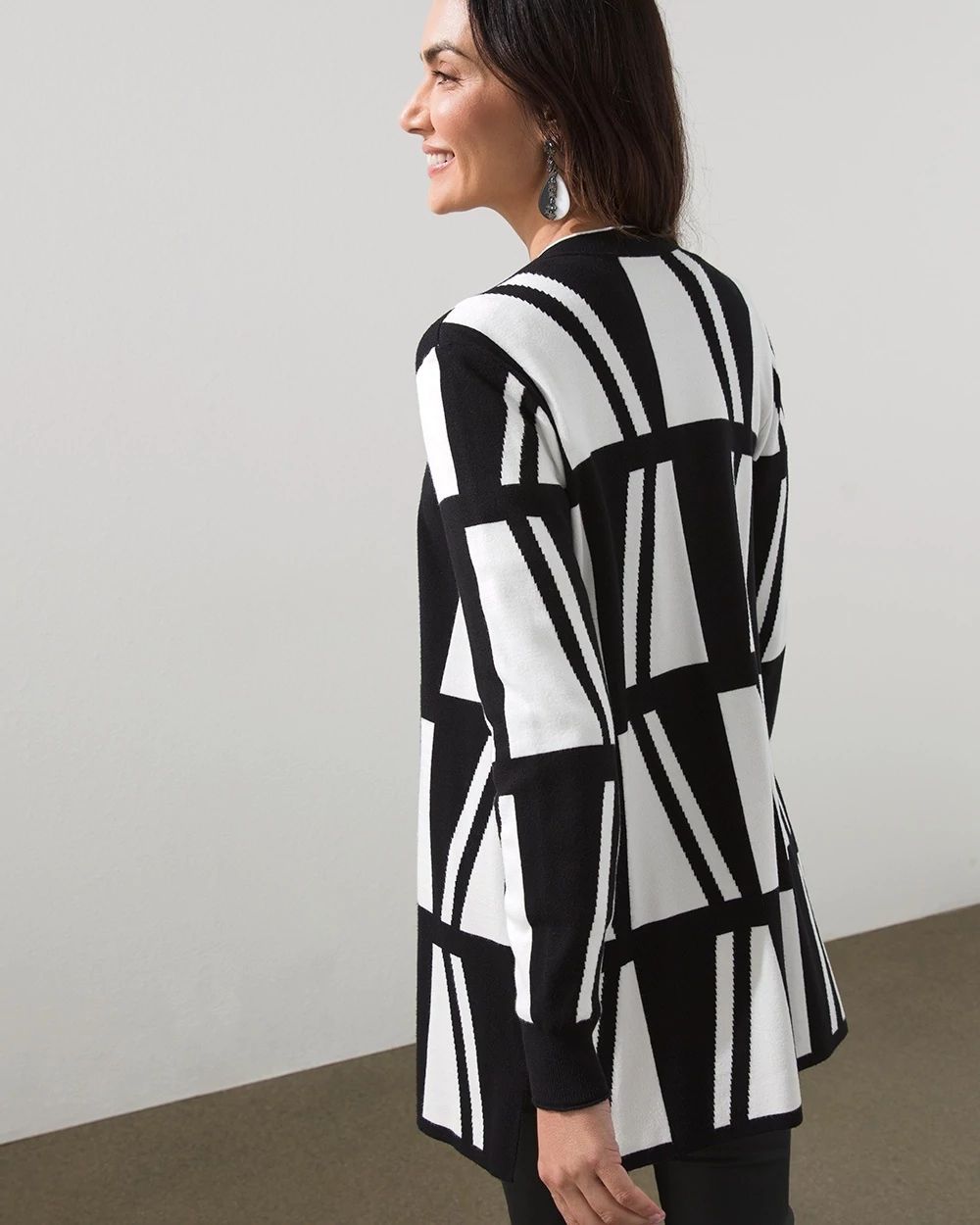 Black and White Cardigan