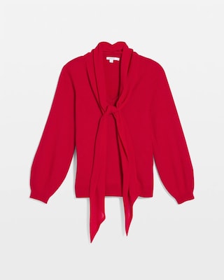 Bow-Detailed Sweater click to view larger image.