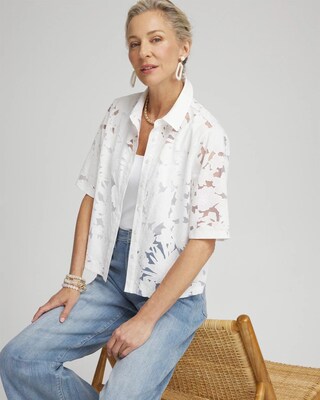 Burnout Collared Shirt