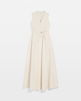 Sleeveless Tweed Maxi Dress click to view larger image.