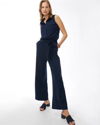 Sleeveless Utility Jumpsuit