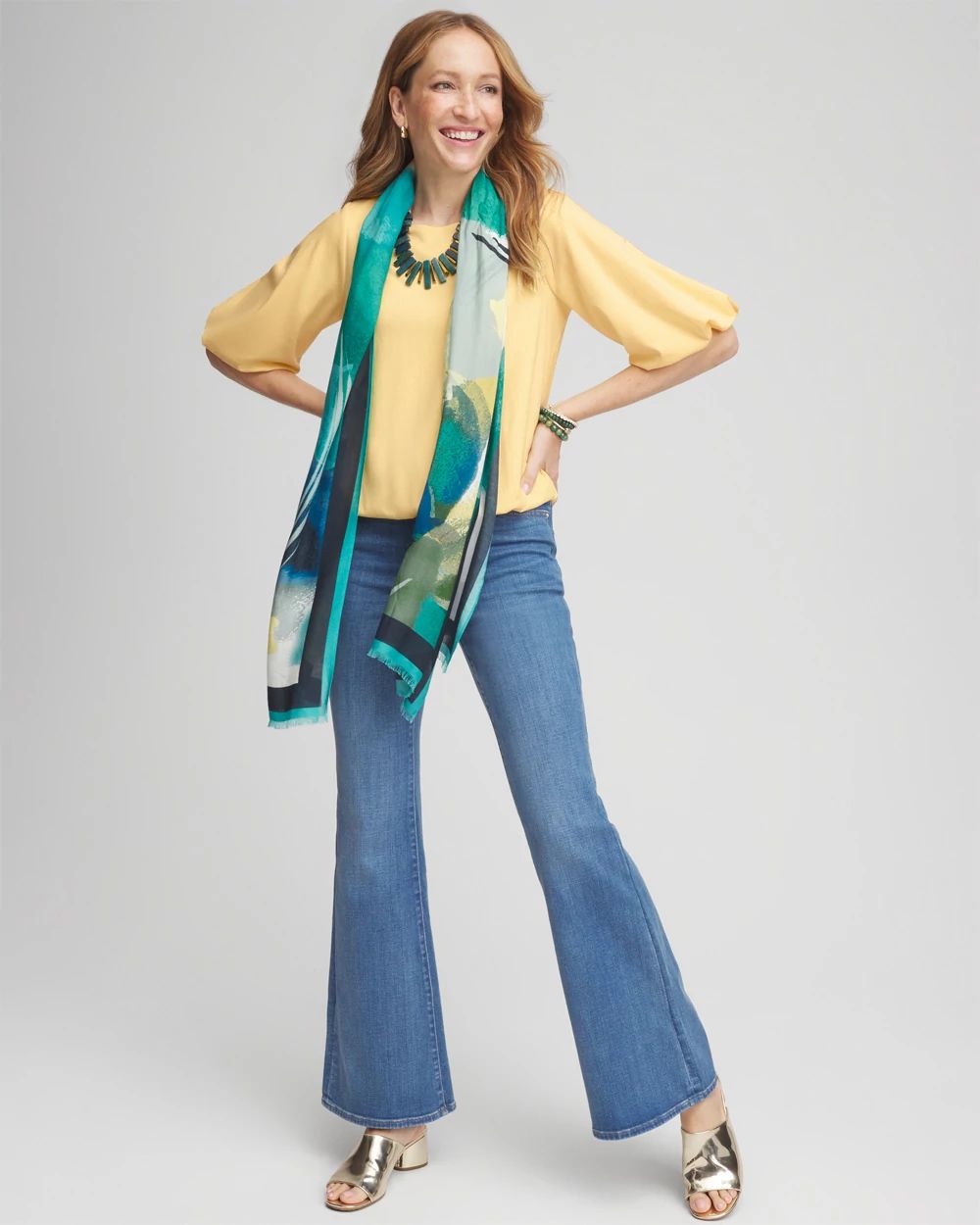 Bubble Hem Pleated Cotton Top