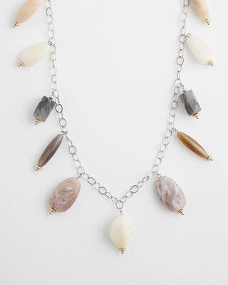 Agate Stone Necklace click to view larger image.