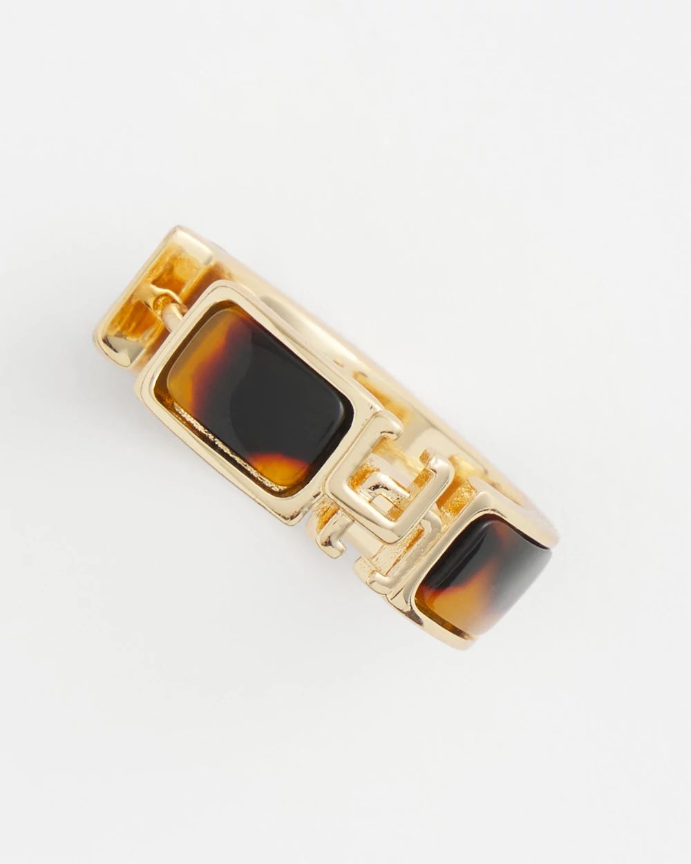No Droop™ Faux Tort CC Hoop Earrings