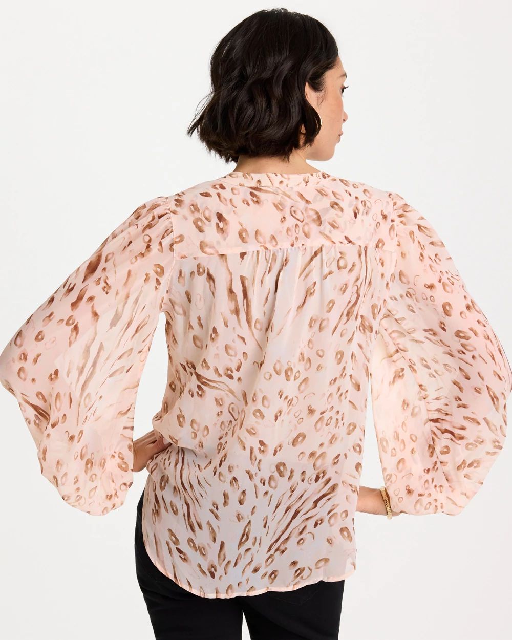 Georgette Soft Spots Blouse click to view larger image.