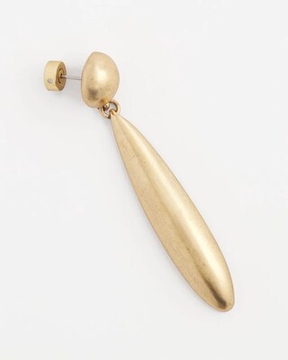 Gold Tone Drop Earrings