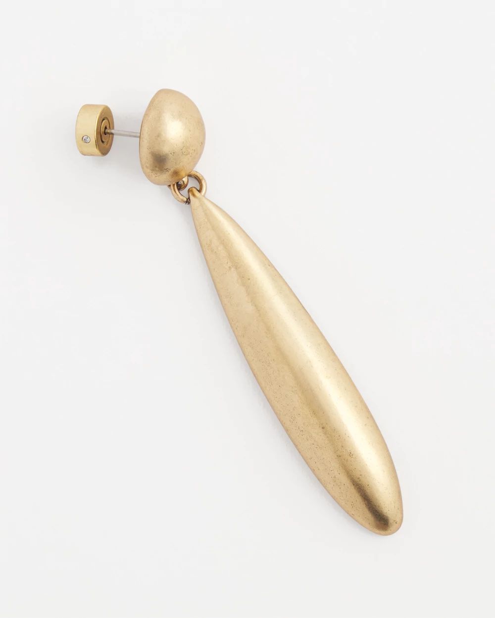 Gold Tone Drop Earrings