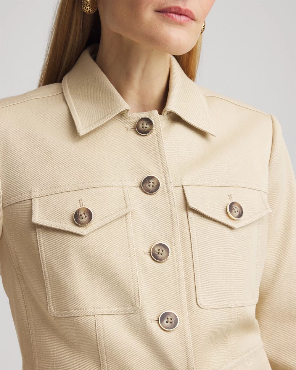 Twill Safari Jacket click to view larger image.