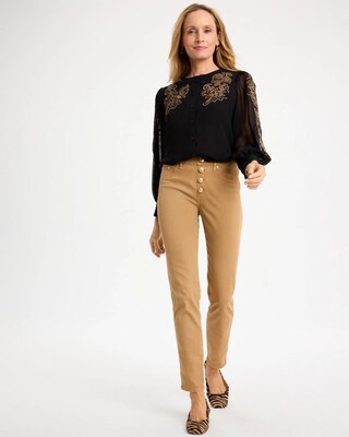 Pull-On Slim Ankle Jeggings