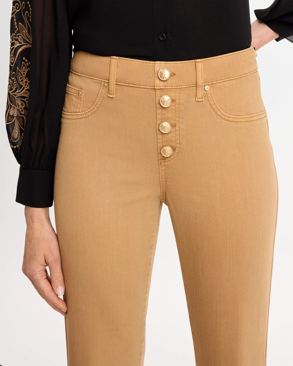 Pull-On Slim Ankle Jeggings click to view larger image.