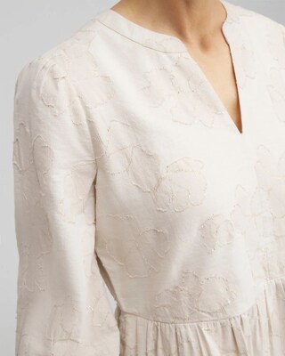 Jacquard Tiered Dress