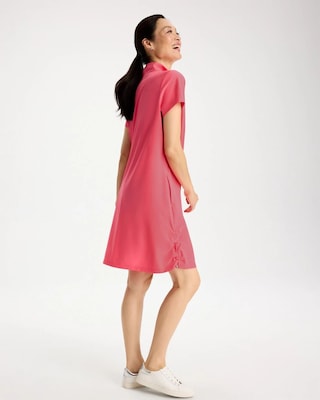 Zenergy® UPF Mockneck Bungee Dress click to view larger image.